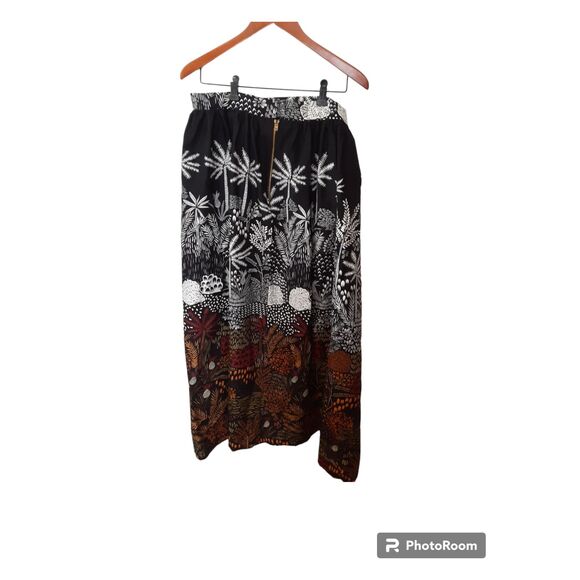 Sandra Cunningham Designs Women's Black and Brown Multicolor Skirt - Picture 4 of 10